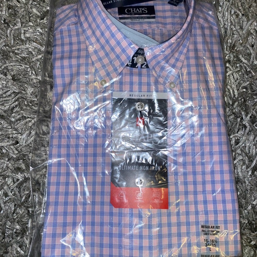 NWT Mens chaps button down